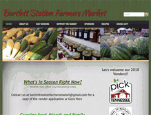 Tablet Screenshot of bartlettstationfarmersmarket.org